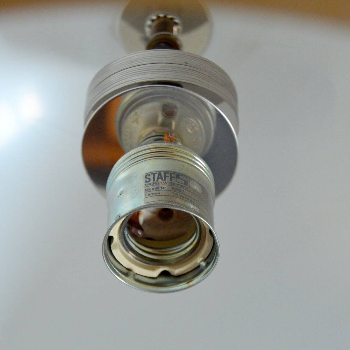 Vintage Staff extendable pendant light 1960s