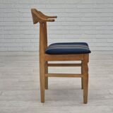 1970s, Danish design by Henning Kjærnulf for EG Kvalitetsmøbel, set of 4 dining chairs, original.