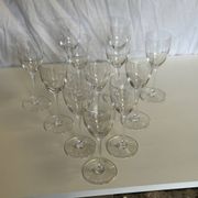 Verres à pieds en cristal Saint Louis