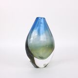Glass vase Sven Palmquist Kraka made by Orrefors Sweden 1960s