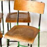 Vintage  School Chairs, set of 4