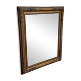 Golden molding mirror