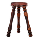 Tripod wooden stool - brutalist