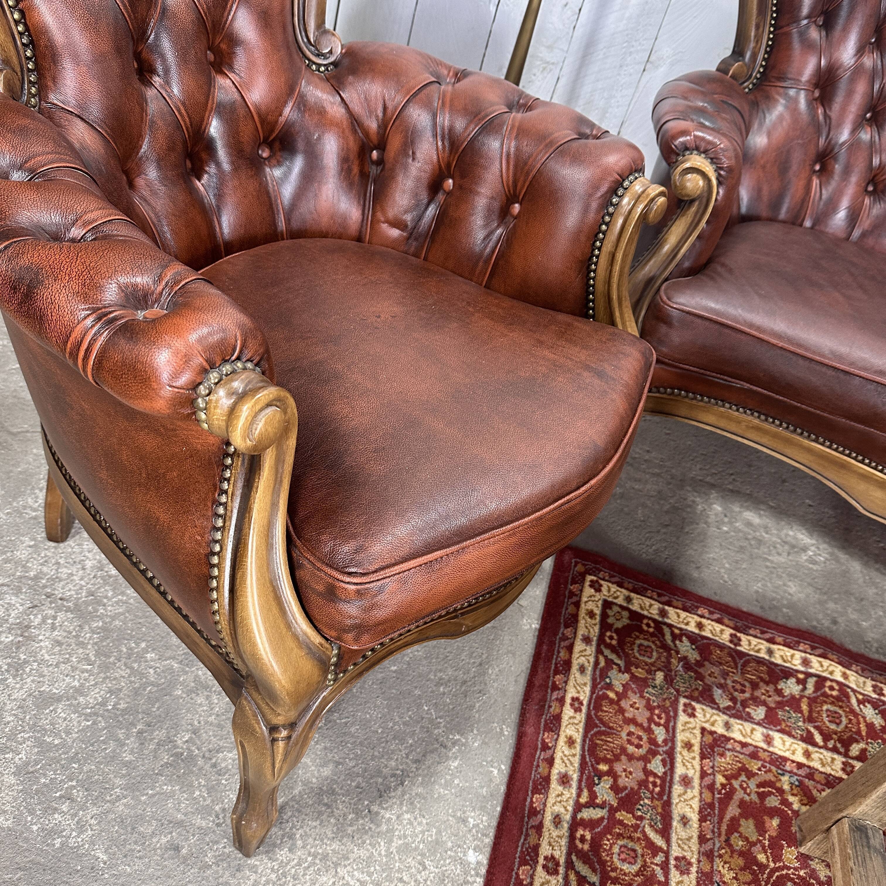 Chesterfield upholstered living room
