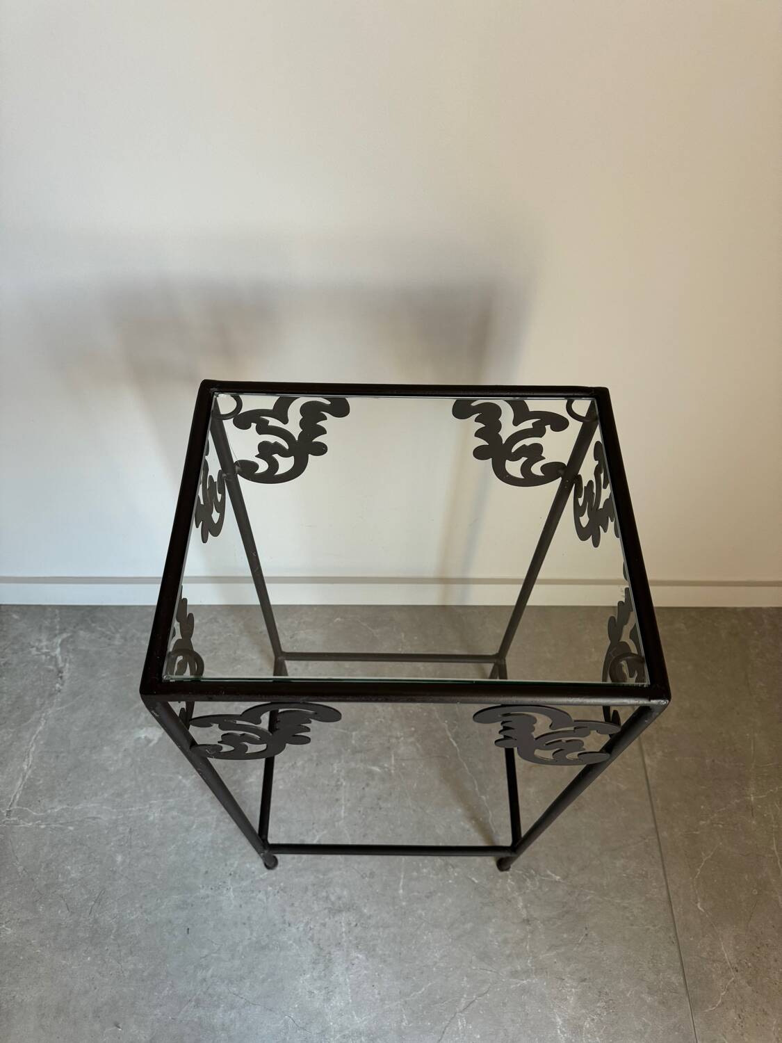 Wrought iron console