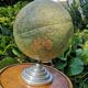 World map, vintage globe