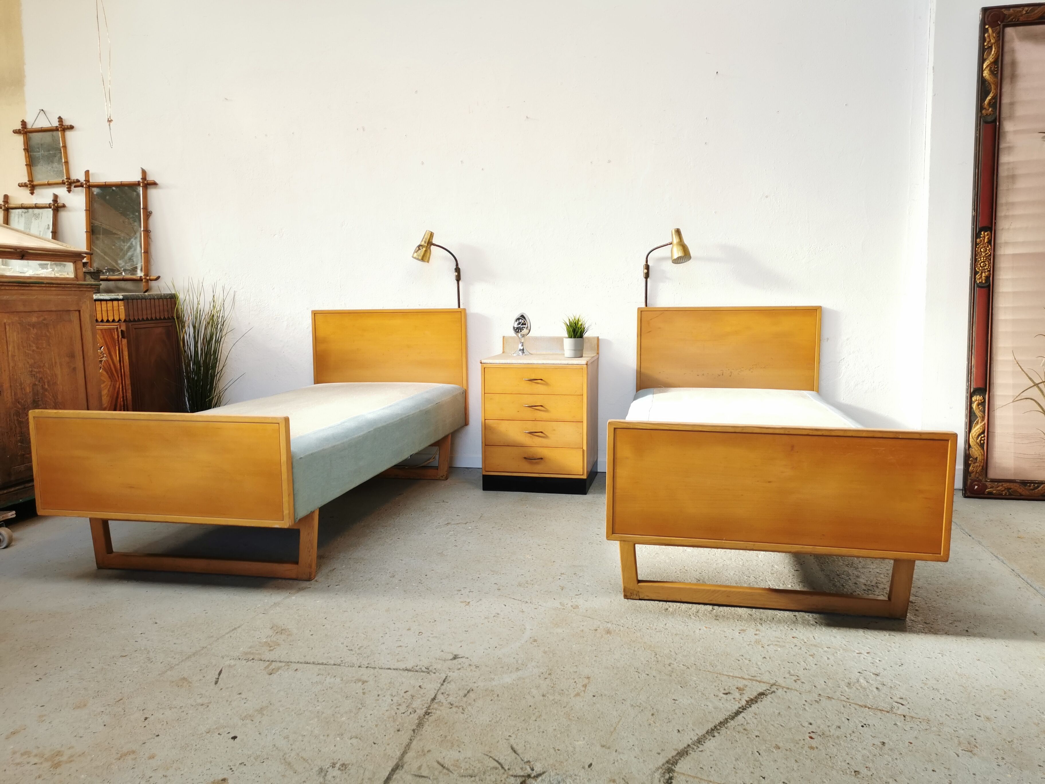 Vintage Scandinavian bed by NK