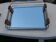 Wooden serving tray and mirror