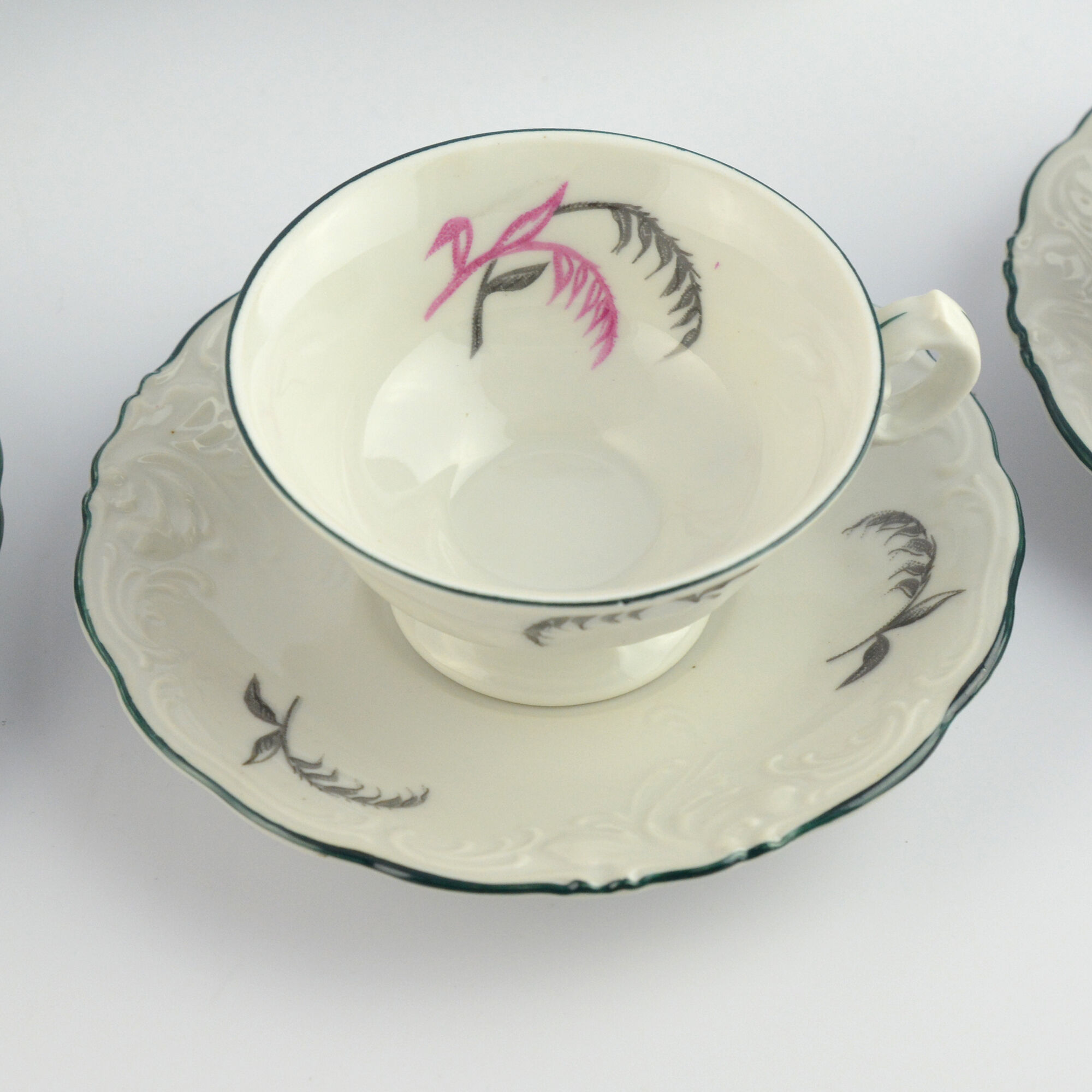 Porcelain tableware, coffee service, Wałbrzych, Poland, 1970s
