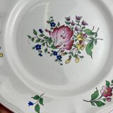 Set de 6 assiettes à dessert KG Luneville, france, 1950