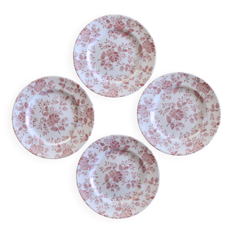 Assiettes à dessert EIT England petites roses