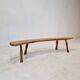 Wooden Tree Trunk Bench, France 1960s