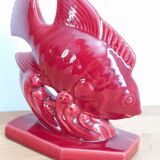 Art deco ceramic fish