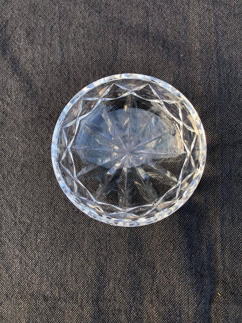 Vintage Baccarat Crystal Mustard/Jam/Honey Jar, Harcourt Missouri Model