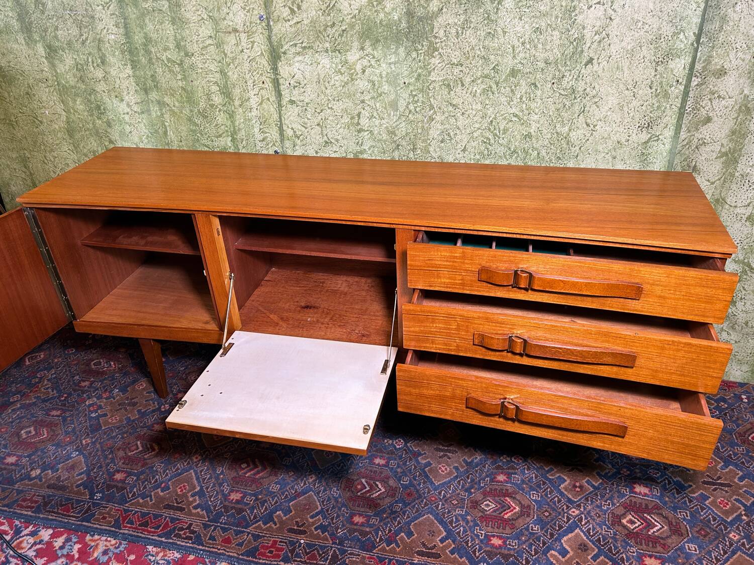 Mid century retro vintage teak sideboard by Beautility 1960