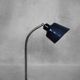 Industrial metal desk lamp, Poland circa 1950.