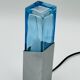 Space Age Glass Block Lamp Murano 1970