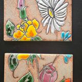 Jean-Paul ARNONE - Vallauris Frieze of 3 Earthenware Tiles, Year 1960