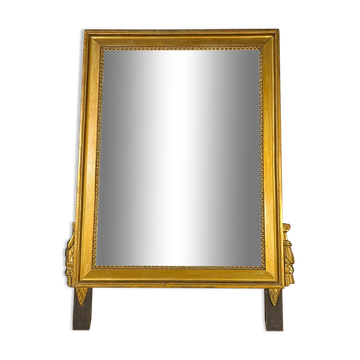Miroir ancien doré 81 x 60 cm