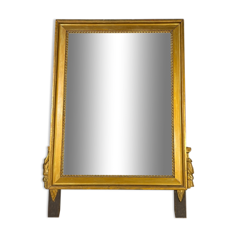 Miroir ancien doré 81 x 60 cm