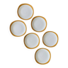 Ensemble de 6 assiettes plates Pyroblanc - Sarreguemines