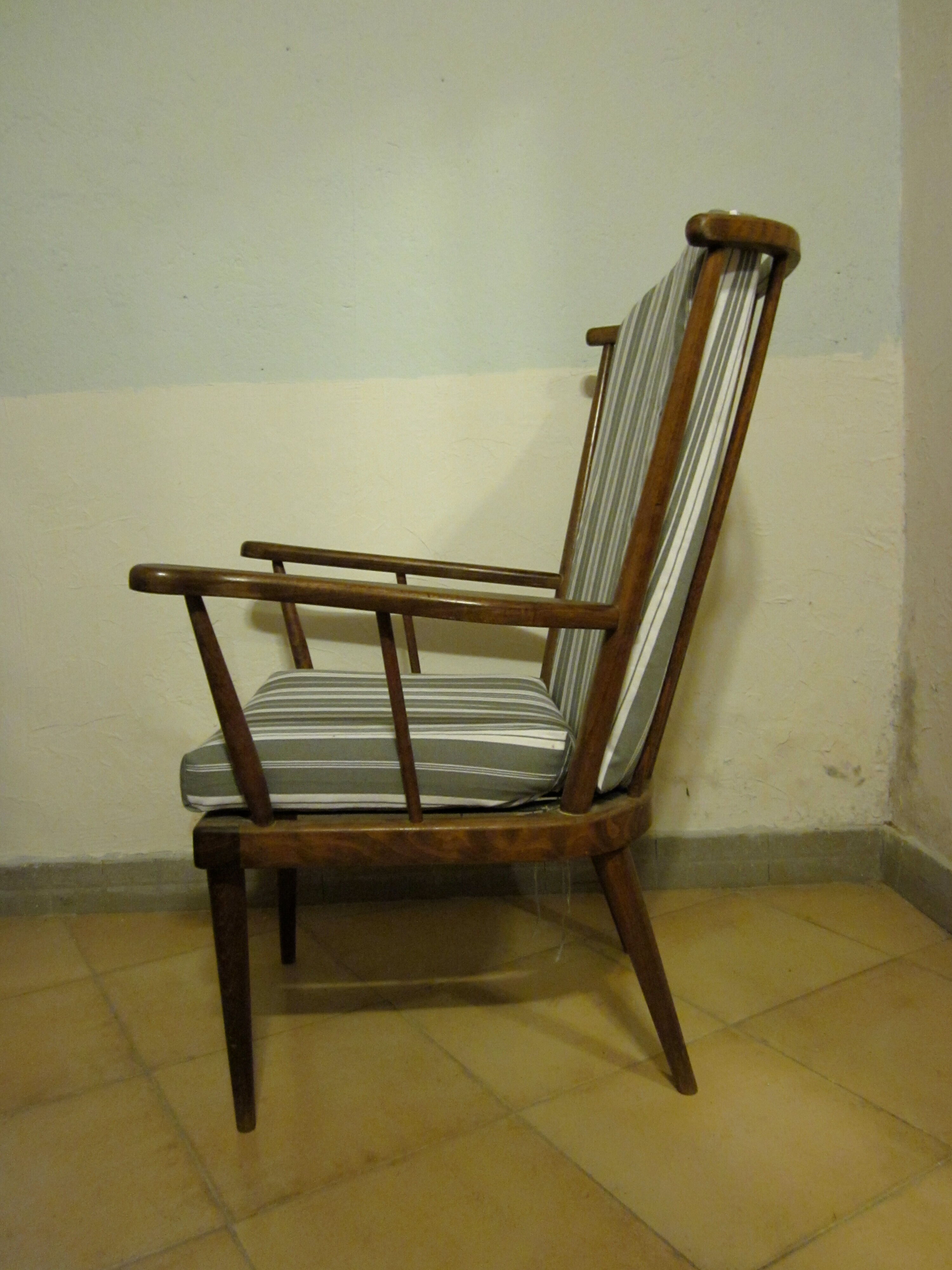 Pair of Baumann armchairs of the 60s