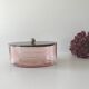 Oval glass candy