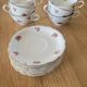 6 vintage cups and saucers Seltmann Weiden Bavaria Model Nora