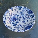 English salad bowl Johnson Brothers model Rose Chintz blue