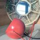 Red Eyeball lamp for placing or hanging