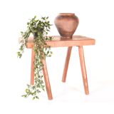 Tabouret banc marron vinatge