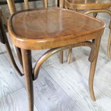 Farm table set 4/6 people and three bistro chairs