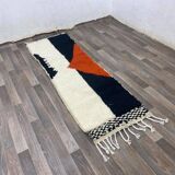 Handmade wool rug for your hallway size 75 x 300 cm