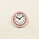 Vintage Pink East German Bakelite Wall Clock from Weimar, 1980s