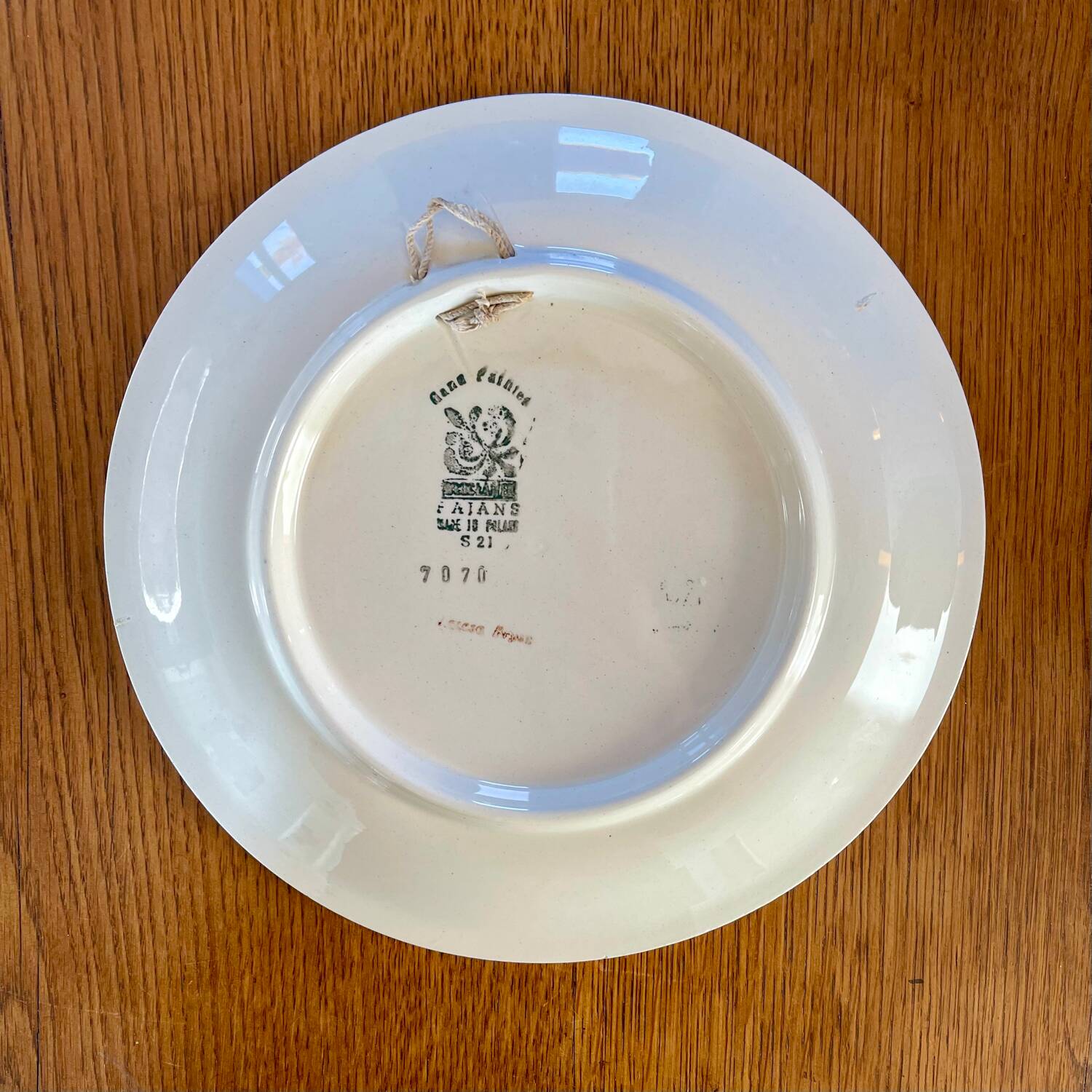 Fajans Plate