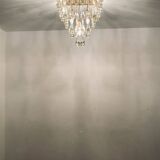 Glass Flush Chandelier by Ernest Palme