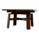 Square extendable dining table by Silvio Coppola for Bernini