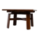 Square extendable dining table by Silvio Coppola for Bernini