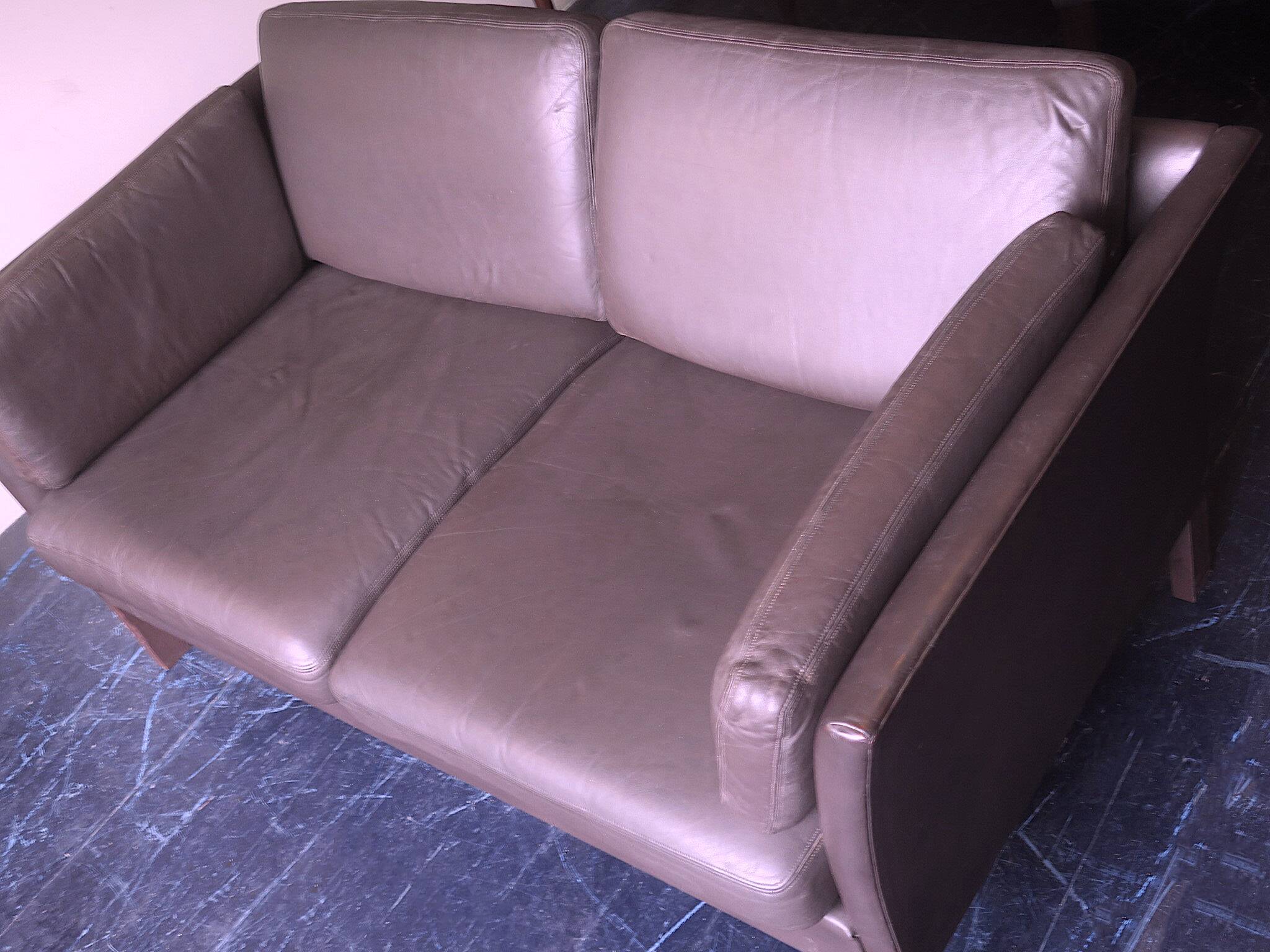 Danish mid century sofa with down filled cushions, 1970