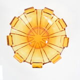 Set of two bowls/bohemia glass, 1950´s