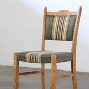Vintage Danish Brutalist Oak Dining Chairs, Henning Kjærnulf style, 1960s