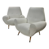 Pair of Italian armchairs from the 1950s