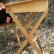 Bureau enfant en bois avec sa chaise pliante