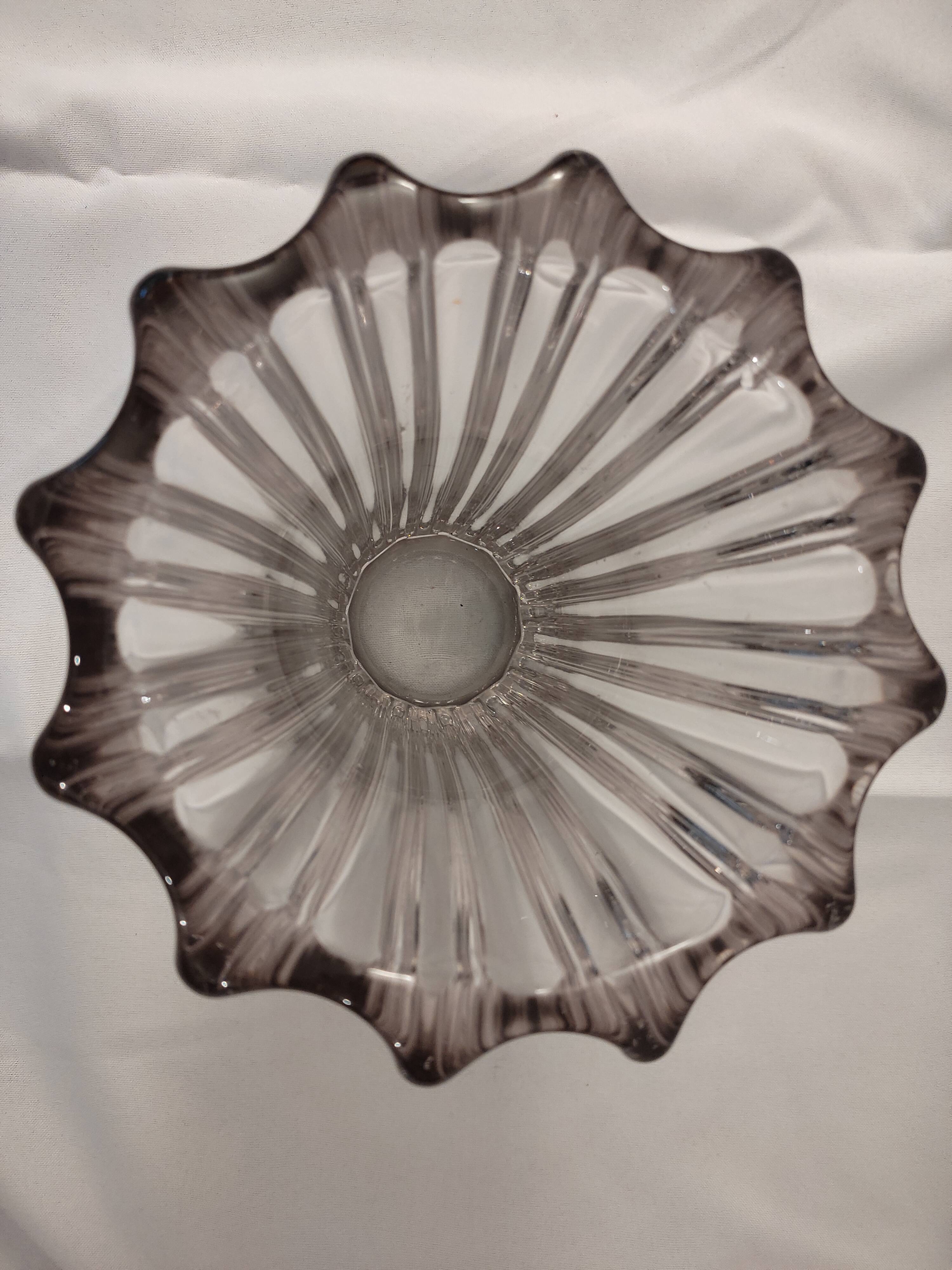 Art Deco crystal vase