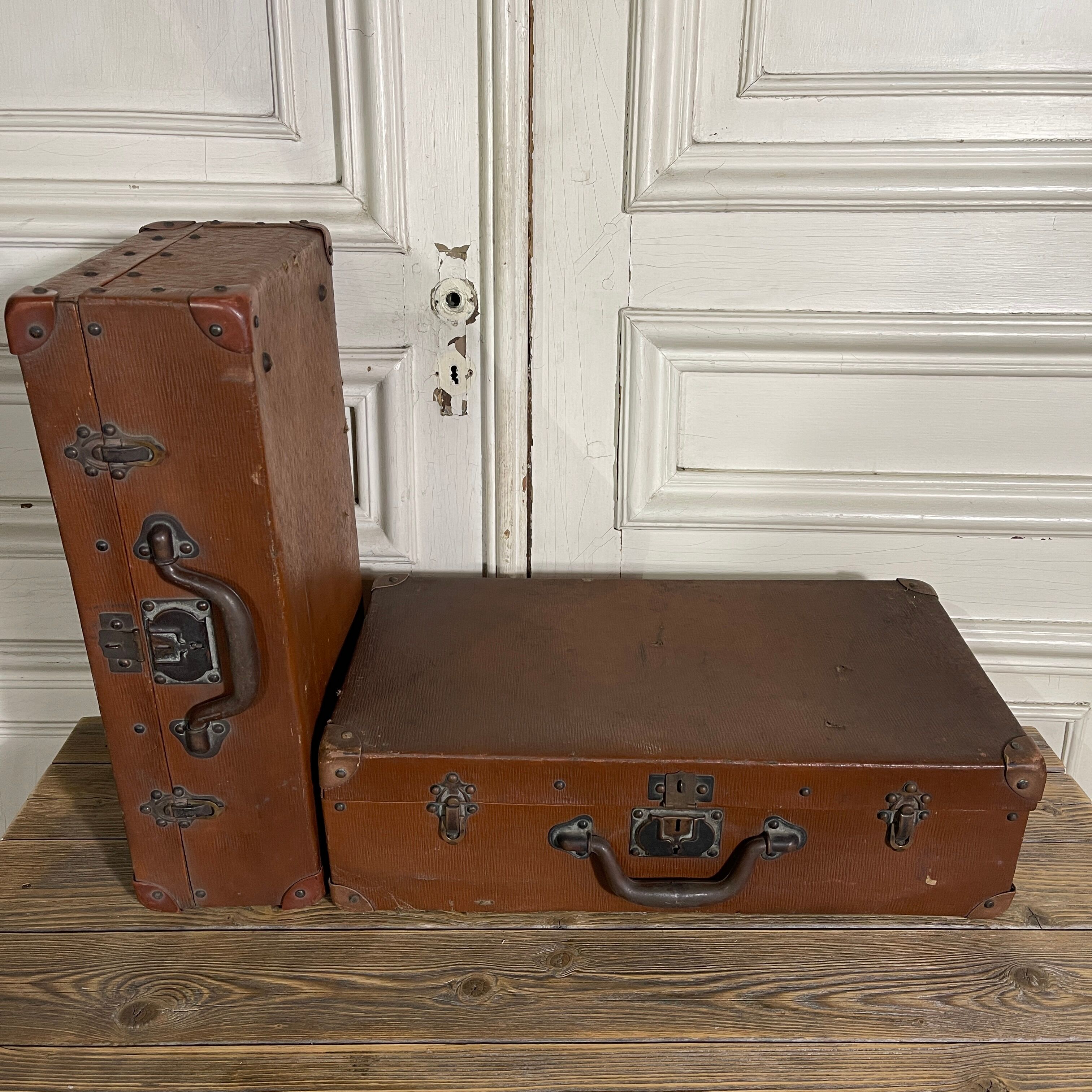 Lot 2 valises vintage