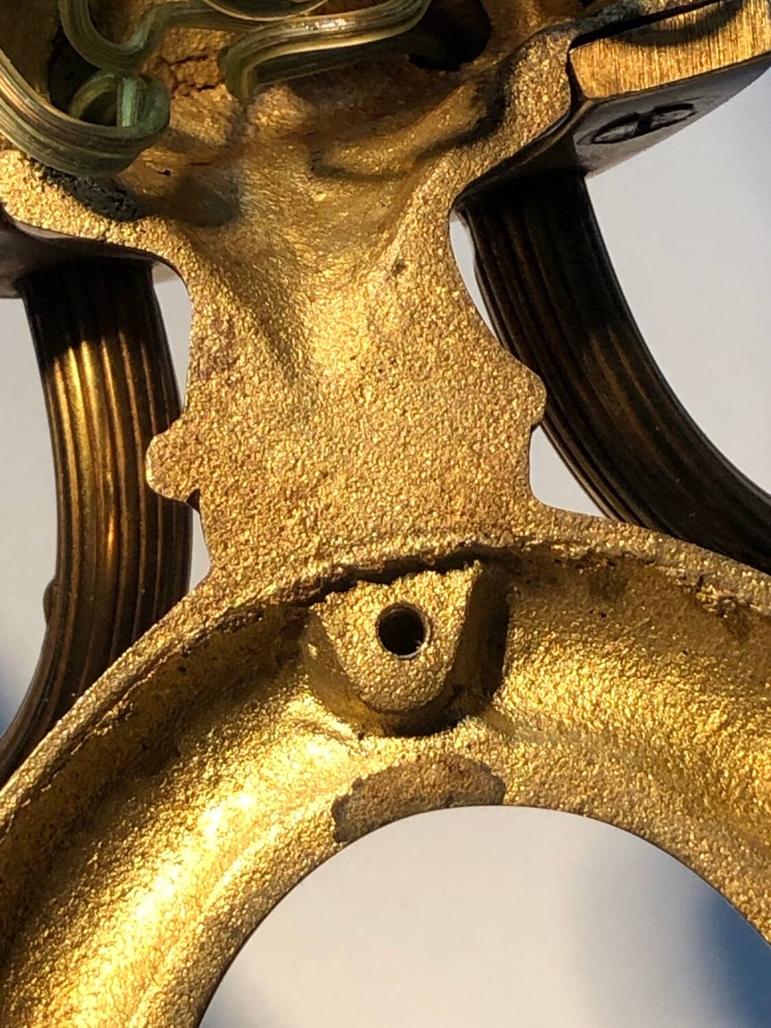 Louis XVI Wall Lamp Lucien Gau Mirror