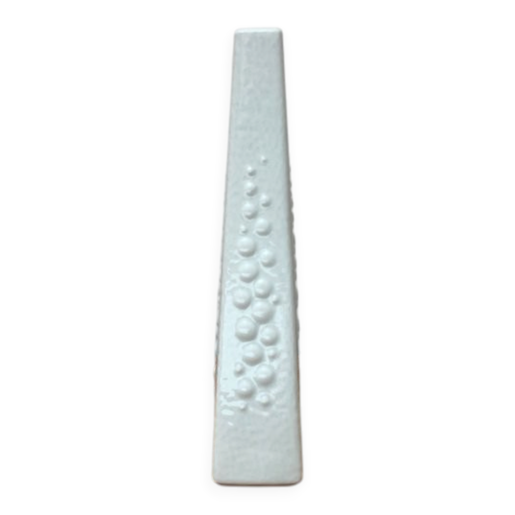Vintage white porcelain vase from KPM Royal Porcelain, 1970s.