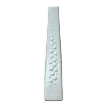 Vintage white porcelain vase from KPM Royal Porcelain, 1970s.
