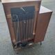 Vintage bar fridge cabinet