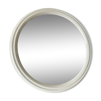 Miroir rond en plastique marque Tiger des années 70 50cm